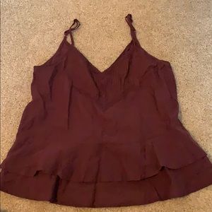 maroon tank